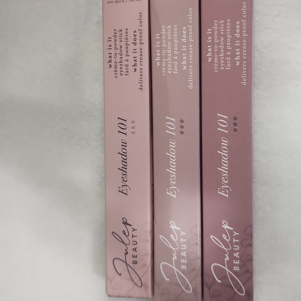 New Julep Eyeshadow 101 Stick For Green Or Hazel Eyes 3pc Set